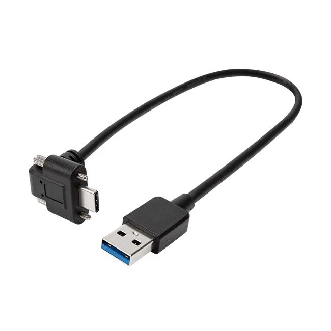 OEM 90 Degree Angled USB Cm to Am Panel Mount Cable